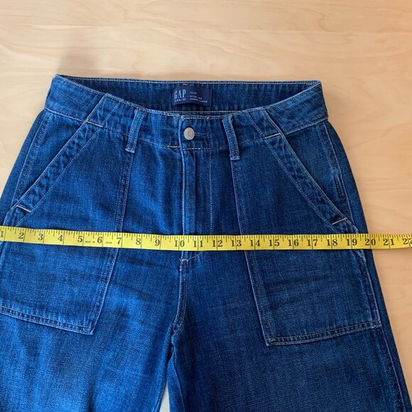 Gap Wide Leg Cropped Denim Size: 10/30 - Picture 5 of 7